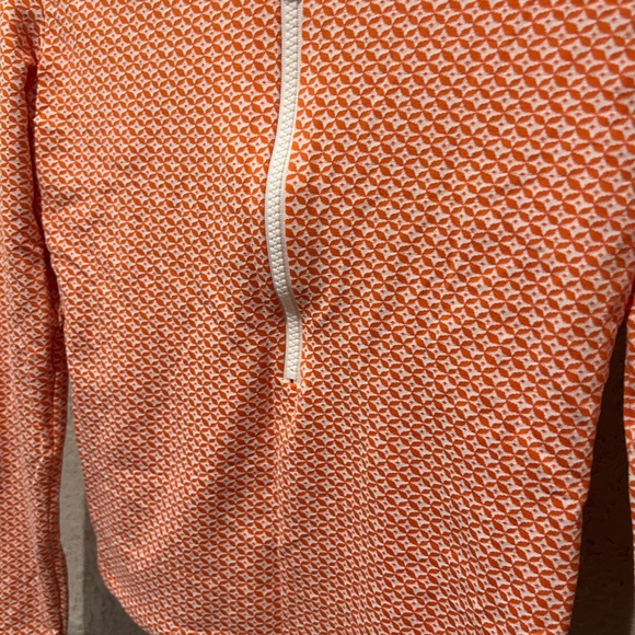 Mellissa Odabash Cali Zip Mosaic Rasher Beach Swim ✨Top Only✨ Size 6 - Picture 4 of 6